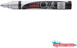 uni Krétamarker folyékony 1, 8-2, 5mm, Uni-Posca PWE-5M ezüst (62880) - nyomtassotthon