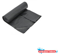 Szemeteszsák 30 liter 50 x 60 cm 20 mikron 20 db/tekercs fekete (60751) - nyomtassotthon