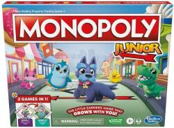 Hasbro Monopoly Junior társasjáték gyerekeknek 2az1-ben - magyar nyelvű (F8562)