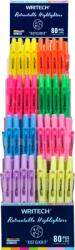 Writech Display textmarker retractabil Writech, 80 buc/set W-805S/80D