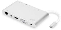 ASSMANN DA-70861 USB-C Univerzális Notebook Dokkoló - 11 Port