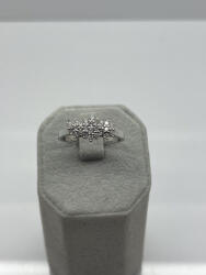  Fehérarany gyémánt köves gyűrű - pepita - 219 990 Ft