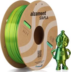 Alzament PLA Silk Tri Color 1 kg Yellow-Blue-Green (ALZMNTST03)