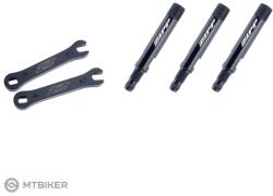 Zipp Tangente alumínium recés szelephosszabbító készlet 60/404, 41 mm, 3 db