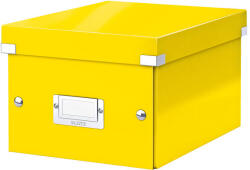 Leitz Cutie depozitare LEITZ WOW Click & Store, carton laminat, mica, galben (L-60430016)