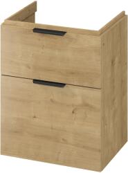 Cersanit City dulap 59.4x44.7x72 cm sub chiuveta pe perete stejar S584-119 (S584119)