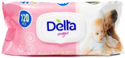 Delta Șervețele umede pentru bebeluși Delta Magic - 120 buc, roz (3800502666110)