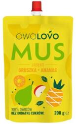 OWOLOVO 100% gyümölcspüré MUS Alma-Körte-Ananász - 200g - egeszsegpatika