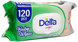 Delta Șervețele umede pentru bebeluși Delta Magic - 120 buc, verde (3800502666080)