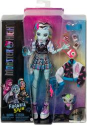 Mattel Papusa Monster High HHK53 - Frankie Stein cu animalut si accesorii (HHK53) Papusa