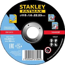 STANLEY Vágótárcsa Alumínium, 115 X 1.6 Stanley