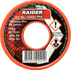 JKH Forrasztóhuzal 60% Sn 1.6mm 100g Gyantás