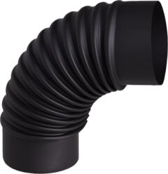  Hunor 150/45 Festett Könyök Fekete Acél 0, 5mm