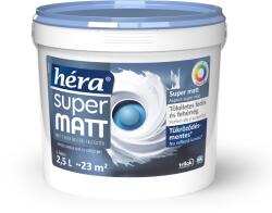 Héra super matt beltéri falfesték fehér, 2, 5 L