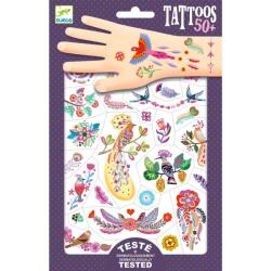 Djeco tetoválás készlet gyerekeknek, tarka madarak (DJ09615)