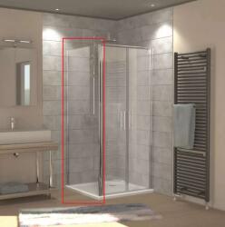 HSK Zuhanysarok Oldalfal - Átlátszó Üveg - 90x190 cm