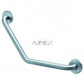 Merida Kapaszkodó korlát, rozsdamentes, szálcsiszolt, 130 fokos, kádakhoz