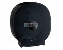 Merida ONE Toalaettpapír tartó, négytekercses, csak belsőmag nélküli papírhoz, FEKETE/FEKETE