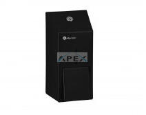 Merida STELLA BLACK Szappanadagoló, rozsdamentes, utántöltős, 400ml