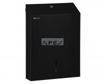 Merida STELLA BLACK, Hajtogatott kéztörlő adagoló maxi, rozsdamentes, SLIM kivitel