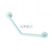 Merida Kapaszkodó korlát, fehér, epoxy, 130 fokos, kádakhoz