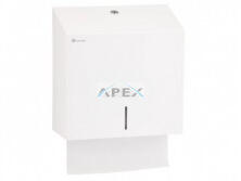 Merida STELLA WHITE Hajtogatott kéztörlő adagoló maxi, rozsdamentes, fehér