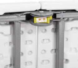 SPRINGOS összecsukható vendéglátó Asztal 180x74x74cm - Fehér (GF0108)