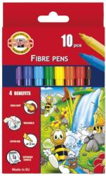 KOH-I-NOOR Markere Scolare Colectia Bees, 10 Culori (KH-K1002-10)