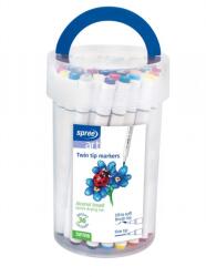 SPREE Set 36 Culori Marker 2 Capete (KH-SP58106)