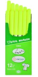 KOH-I-NOOR Marker Fluorescent pentru Textile cu Varf Rotund, Galben, Koh-I-Noor (KH-K3203-70GF)