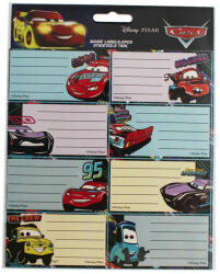 Homyl Disney Verdák Lightning füzetcímke 16 db-os (GIM77218246)