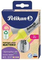 Pelikan Textmarker 490 ECO, 4 Culori Neon, in Cutie de Carton (HRZ-823326)
