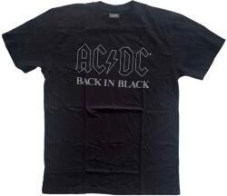 AC/DC Back In Black Rövid ujjú póló Black L (ACDCTS82MB03)