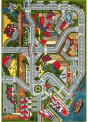 Delta Carpet Covor Dreptunghiular pentru Copii, 240 x 340 cm, Multicolor, Kolibri Model Drumulete 11296/130 (KOLIBRI-11296-130-2434) Covor