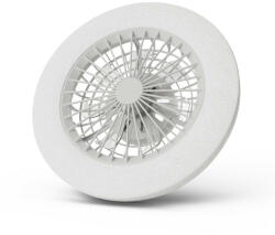 Avide Mennyezeti lámpa ventilátorral Wendy csillaghatással, 2x24W+15W motor, távirányítóval (AFCLCCT-48W-15W-W) - pepita