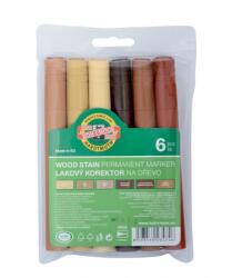 KOH-I-NOOR Marker Permanent pentru Lemn, 6 Bucati, Koh-I-Noor (KH-K4506-06)