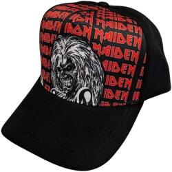 Iron Maiden Eddie Logo Repeat Sapka Black (IMCAP06B)