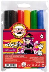 KOH-I-NOOR Markere Jumbo, Parfumate, 6 Culori, Koh-I-Noor Aromatic (KH-K1805-06A)