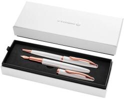 Pelikan Set Pix si Stilou Pelikan K/P36 Jazz Noble Elegance, in Cutie Eleganta, Pearl White (HRZ-821865)