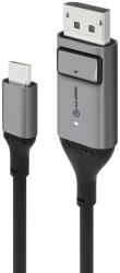 ALOGIC ULCDP02-SGR video átalakító kábel 2 M DisplayPort USB C-típus Fekete, Szürke (ULCDP02-SGR) (ULCDP02-SGR)