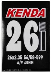 Kenda 26x2, 35 (559x56-58) belső gumi, AV35 (35 mm hosszú szeleppel, autós)
