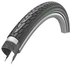 Schwalbe Road Cruiser Plus HS484 28x1, 4 (37-622) külső gumi, defektvédett (Puncture Guard), reflexcsíkos, Twin-Skin, Green Compound, 50TPI, E25, 715g, fekete