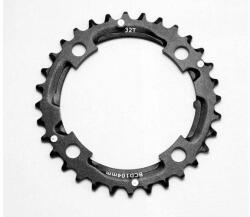 Spyral MTB első lánckerék, 32T, 9s, 104 mm, alumínium, fekete