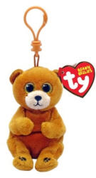 Ty Beanie Bellies Duncan - Barna medve plüss kulcstartó (TY_43103)