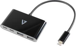 V7 USB Type-C 4 port HUB (V7UC2A2CHUB-BLK) (V7UC2A2CHUB-BLK)