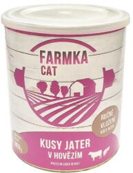 Falco Farmka Cat konzerv macskáknak májjal 8x800 g