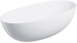Omnires Shell M+ cada freestanding 175x78 cm ovala alb SHELL175WWBP (SHELL175WWBP) - sanoterm