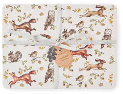 Cooksmart ® Suporturi pentru farfurii 4 buc. din plută 21x29 cm Forest Fable - Cooksmart ®