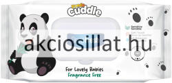 Deep Fresh Panda Cuddle Nedves Baba törlőkendő 72db