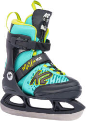 K2 Gyerek állítható jégkorcsolya - K2 Marlee Ice Pro black/turquoise fekete|kék